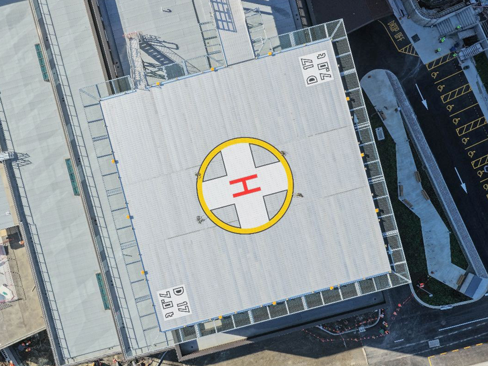 Taranaki BAse Hospital's rooftop helipad that will save lives