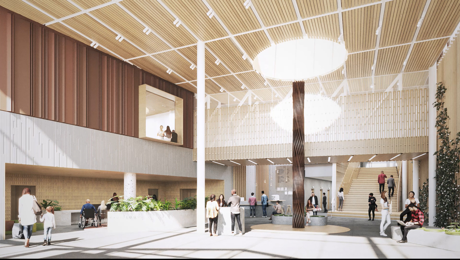 Main Entrance Foyer of the New East Wing building