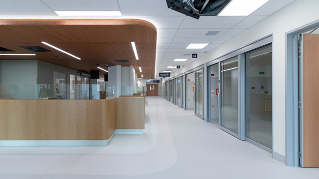 A photo of the nurses station in Emergency