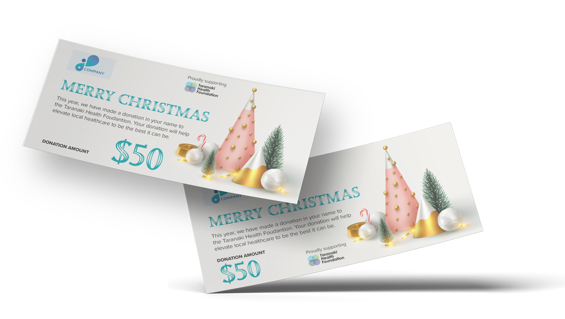 A christmas gift wrapped up